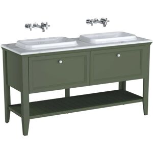 Vitra Valarte Vintage Grün Einbauwaschtisch-Set - Möbel-Set Vitra Valarte Vintage Grün Einbauwaschtisch-Set - Möbel-Set