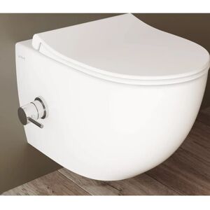 Ensemble WC Vitra Aquacare Sento - Bidet, Murale, 3/6L, Fermeture Douce - Publicité Ensemble WC Vitra Aquacare Sento - Bidet, Murale, 3/6L, Fermeture Douce - Publicité