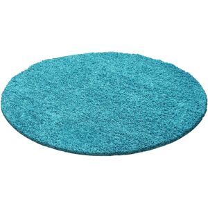 Ayyildiz Türkis Hochflor-Rundteppich - Teppich Ayyildiz Türkis Hochflor-Rundteppich - Teppich