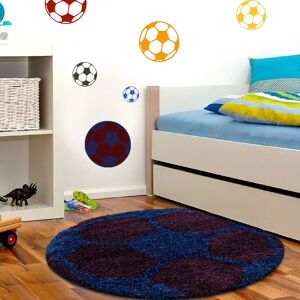 Ayyildiz Fun Hochflorteppich runder Navy-Teppich - Teppich Ayyildiz Fun Hochflorteppich runder Navy-Teppich - Teppich