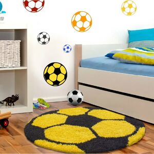 Ayyildiz Hali Fun Gelber runder Teppich - Teppich Ayyildiz Hali Fun Gelber runder Teppich - Teppich