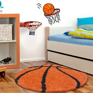 Ayyildiz Hali FUN1201206002ORANGE - Rund Oranger Teppich aus Polypropylen Ayyildiz Hali FUN1201206002ORANGE - Rund Oranger Teppich aus Polypropylen