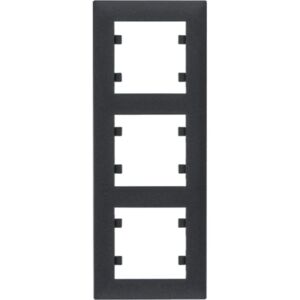 Hager Marco 3-Element Vertical Lumina Intense Wl5633 - Electrical Frame Hager Marco 3-Element Vertical Lumina Intense Wl5633 - Electrical Frame