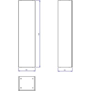 Megabad Loft Hochschrank - Anschlag rechts Megabad Loft Hochschrank - Anschlag rechts