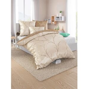 Wäschepur Wendebettwäsche Beige Blatt - Bettwäsche-Set Wäschepur Wendebettwäsche Beige Blatt - Bettwäsche-Set