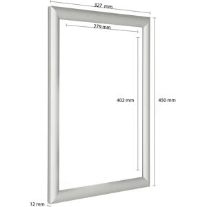 update displays A3 Silberspannrahmen - Wandmontage update displays A3 Silberspannrahmen - Wandmontage