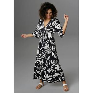 ANISTON SELECTED Maxikleid - Viskose Elasthan Druck Casual ANISTON SELECTED Maxikleid - Viskose Elasthan Druck Casual