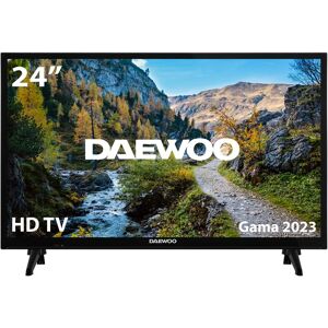 Televisor HD LED de 24 pulgadas Daewoo - D-LED LED - 61 cm - Negro Televisor HD LED de 24 pulgadas Daewoo - D-LED LED - 61 cm - Negro