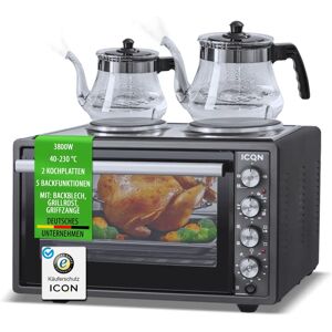 ICQN Icqn-42lt-hp-black - Schwarz - Ofen ICQN Icqn-42lt-hp-black - Schwarz - Ofen