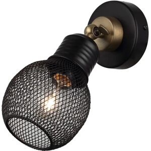 Homemania Lámpara de Pared Oro/Negro - Estilo Industrial Homemania Lámpara de Pared Oro/Negro - Estilo Industrial