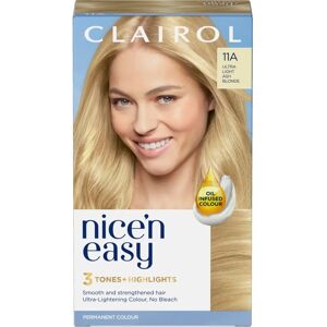Clairol Nice'n Easy Ultra Light Ash Blonde Hair Color - Permanent Clairol Nice'n Easy Ultra Light Ash Blonde Hair Color - Permanent