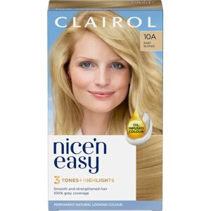 Clairol Nice'n Easy Baby Blonde Permanent Hair Color - 10A Clairol Nice'n Easy Baby Blonde Permanent Hair Color - 10A