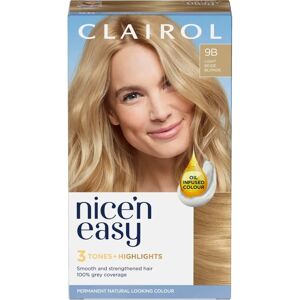 Clairol Nice'n Easy Light Beige Blonde Hair Dye - Permanent, Oil Infused, Natural Look Clairol Nice'n Easy Light Beige Blonde Hair Dye - Permanent, Oil Infused, Natural Look