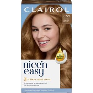 Clairol Nice'n Easy 6.5 Lightest Golden Brown Hair Dye - Hair Dye Clairol Nice'n Easy 6.5 Lightest Golden Brown Hair Dye - Hair Dye