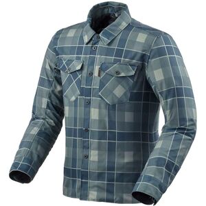Chemise Rev'it Bison 2 H2O - Veste textile imperméable, Bleu XL - Publicité Chemise Rev'it Bison 2 H2O - Veste textile imperméable, Bleu XL - Publicité
