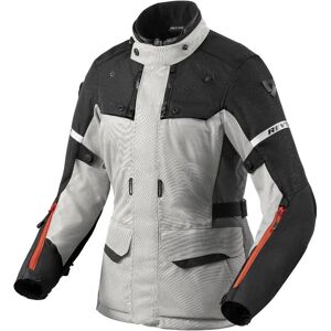 Revit Outback 4 H2O Chaqueta textil de motocicleta para damas - Negro Plata - Protectores CE nivel 2 Revit Outback 4 H2O Chaqueta textil de motocicleta para damas - Negro Plata - Protectores CE nivel 2