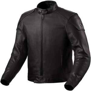 Blouson en Cuir Revit Morgan - Protections CE Niveau 1 - Publicité Blouson en Cuir Revit Morgan - Protections CE Niveau 1 - Publicité