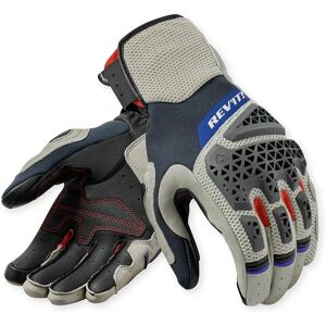 Guantes de Moto Revit Argento Rosso Sand 5 - Guantes de Motocicleta Guantes de Moto Revit Argento Rosso Sand 5 - Guantes de Motocicleta