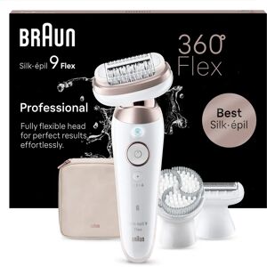 Braun Silk-épil 9 Flex 9-060 Epilator - Pink & White - Long-lasting Hair Removal Braun Silk-épil 9 Flex 9-060 Epilator - Pink & White - Long-lasting Hair Removal