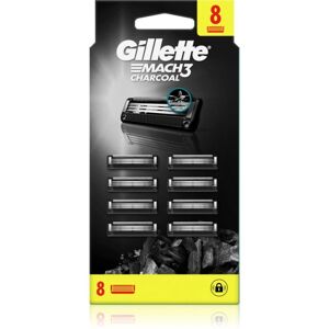 Gillette Mach3 Charcoal vervangingsbladen - 8 stuks Gillette Mach3 Charcoal vervangingsbladen - 8 stuks