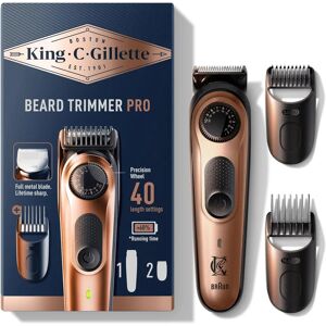 King C. Gillette Pro Elektrische Baardtrimmer - 40 Lengtes - Wasbaar King C. Gillette Pro Elektrische Baardtrimmer - 40 Lengtes - Wasbaar