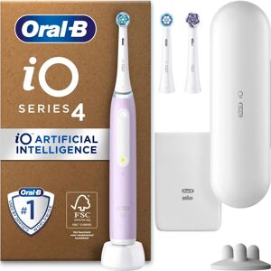 Oral-B iO4 Lavender Electric Toothbrush - Micro-Vibrations, Smart Sensor, Personalization Oral-B iO4 Lavender Electric Toothbrush - Micro-Vibrations, Smart Sensor, Personalization