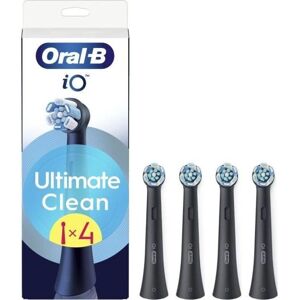 Oral-B iO Ultimate Clean Zwart Navullingen x4 - Elektrische tandenborstel refill Oral-B iO Ultimate Clean Zwart Navullingen x4 - Elektrische tandenborstel refill