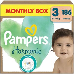 Pampers Hypoallergenic Baby Diapers Size 3 - 186 pcs Pampers Hypoallergenic Baby Diapers Size 3 - 186 pcs
