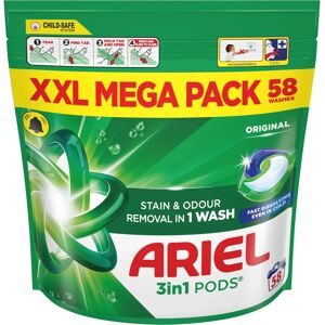 Ariel All-in-One Laundry Tablets - 58 pcs Ariel All-in-One Laundry Tablets - 58 pcs