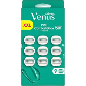 Gillette Venus Pro ComfortGlide Sensitive - Vihreä/Valkoinen - 9 kpl - Partaterät Gillette Venus Pro ComfortGlide Sensitive - Vihreä/Valkoinen - 9 kpl - Partaterät