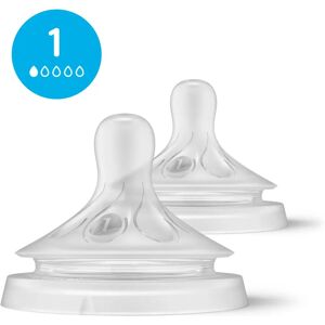 Philips Avent Natural Response Baby Bottle Teat - Flow 1 - Newborn Philips Avent Natural Response Baby Bottle Teat - Flow 1 - Newborn