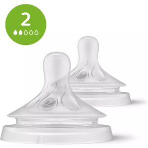 Philips Avent Natural Response Bottle Teat - Flow 2 - Baby Bottle - Newborn Philips Avent Natural Response Bottle Teat - Flow 2 - Baby Bottle - Newborn