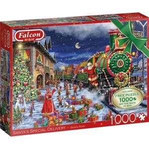 Falcon de luxe Santa's Special Delivery 2 x 1000 pcs - Jigsaw puzzle Falcon de luxe Santa's Special Delivery 2 x 1000 pcs - Jigsaw puzzle