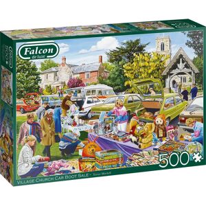 Falcon de luxe Village Church Car Boot Sale 500pcs Jigsaw puzzle - Puzzle Falcon de luxe Village Church Car Boot Sale 500pcs Jigsaw puzzle - Puzzle
