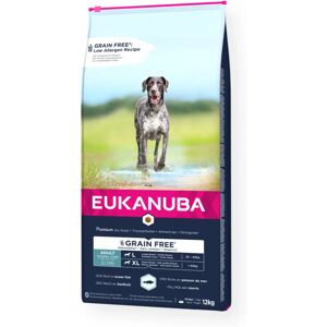 Eukanuba Grain Free Adult L-XL Ocean Fish Dry - 12kg Eukanuba Grain Free Adult L-XL Ocean Fish Dry - 12kg
