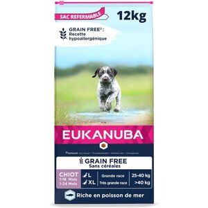 Eukanuba Puppy Large Breed Grain Free Ocean Fish dry food - 12kg Eukanuba Puppy Large Breed Grain Free Ocean Fish dry food - 12kg