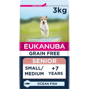 Eukanuba Grain Free Senior Small and medium breeds Dog Dry food ocean fish - 3 kg Eukanuba Grain Free Senior Small and medium breeds Dog Dry food ocean fish - 3 kg