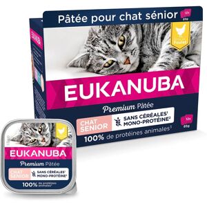 Eukanuba Grain Free Senior Cat Food - Chicken & Variety Eukanuba Grain Free Senior Cat Food - Chicken & Variety