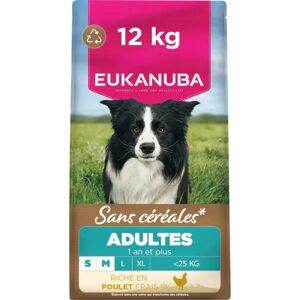 Eukanuba Grain Free Small Medium Chicken Dog Food - 12kg Eukanuba Grain Free Small Medium Chicken Dog Food - 12kg