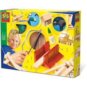 SES Creative Children's Woodwork Set Deluxe - Kids' Carpentry Kit SES Creative Children's Woodwork Set Deluxe - Kids' Carpentry Kit