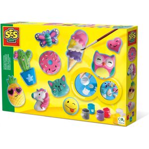 SES Creative Gelukkige Figuren Giet- en Schilderset - Kind SES Creative Gelukkige Figuren Giet- en Schilderset - Kind