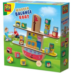 SES Creative Wooden balance boat - Toy - Multicolour SES Creative Wooden balance boat - Toy - Multicolour