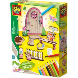 SES Creative 14038 Mini Fairy Door Craft Kit - Toy SES Creative 14038 Mini Fairy Door Craft Kit - Toy