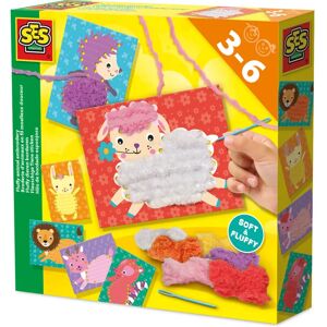 SES Creative 14043 Art/Craft Toy - Fluffy Animal Embroidery Set SES Creative 14043 Art/Craft Toy - Fluffy Animal Embroidery Set