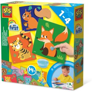 SES Creative My First Art Toy - 14 Animal Tails - Safe Finger Glue SES Creative My First Art Toy - 14 Animal Tails - Safe Finger Glue