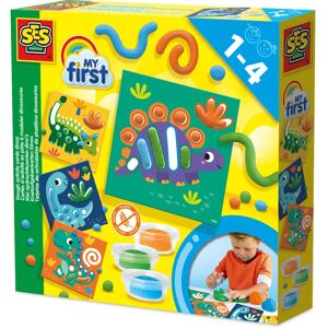 Ses Creative My First - Dinos Model Dough Cards - Multicolour Ses Creative My First - Dinos Model Dough Cards - Multicolour