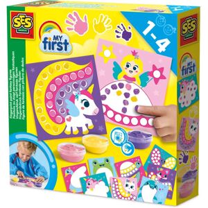SES Creative La Mia Prima Pittura con Impronte - Kit di Gioco Sicuro per Bambini SES Creative La Mia Prima Pittura con Impronte - Kit di Gioco Sicuro per Bambini