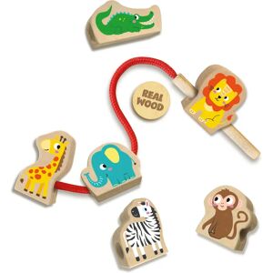 SES Creative My First 14487 Motor Skills Toy - Learning to Thread Wooden Animal Beads SES Creative My First 14487 Motor Skills Toy - Learning to Thread Wooden Animal Beads