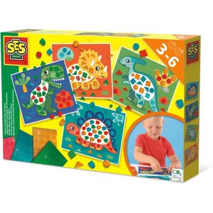SES Creative 14830 art/craft toy - Dinosaurier - Creative Mosaic Set - Suitable from 3 SES Creative 14830 art/craft toy - Dinosaurier - Creative Mosaic Set - Suitable from 3