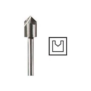 Dremel 640 V-groove Router Bit - HSS 6.4mm Dremel 640 V-groove Router Bit - HSS 6.4mm